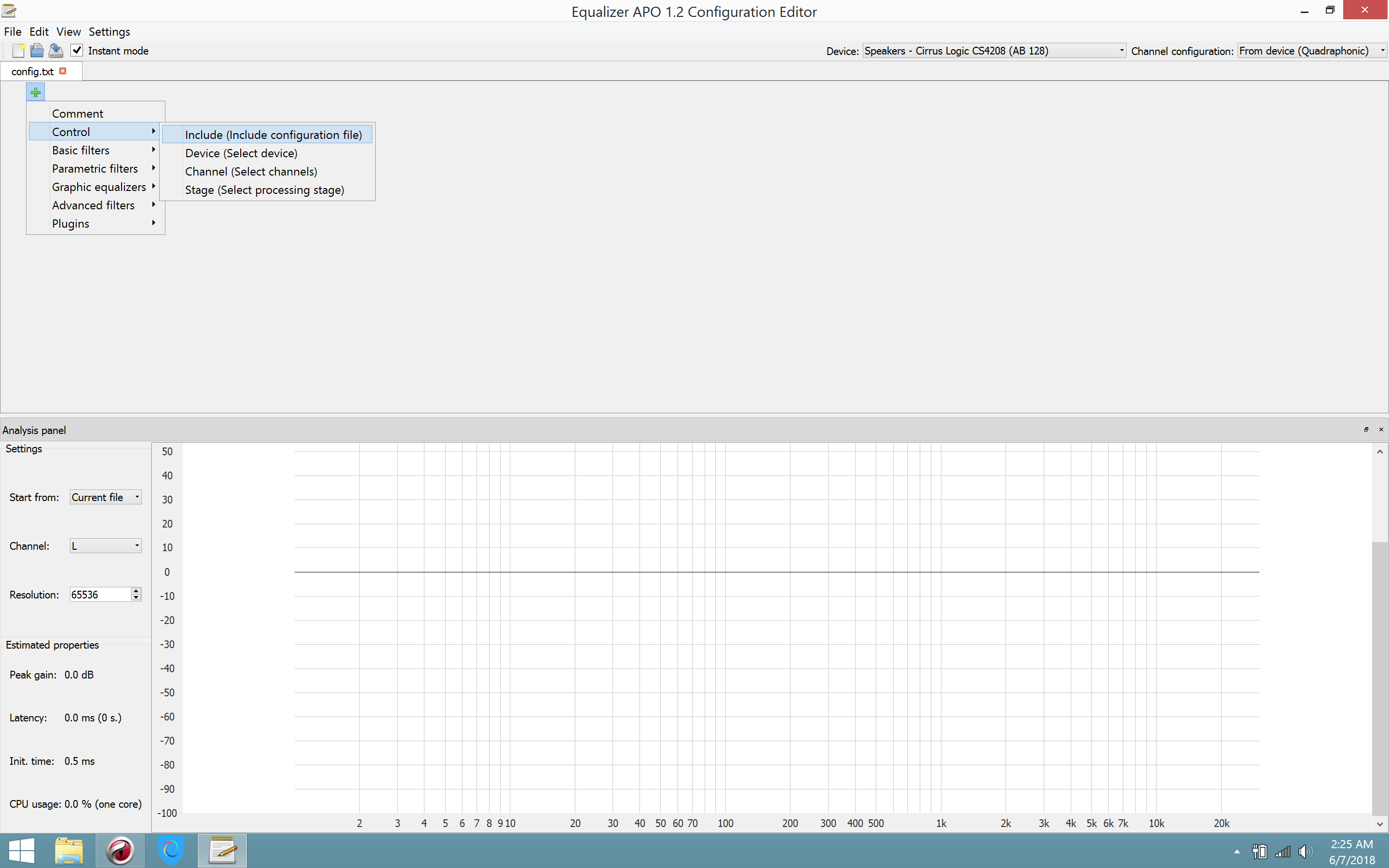 Include Configuration